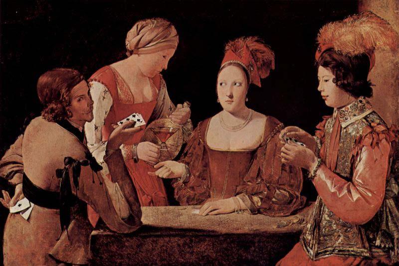 Georges de La Tour The cheat with the ace of diamonds